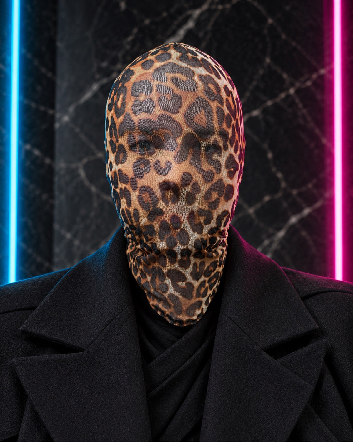 Full Face Mask Leopard Print – Animal Print Balaclava