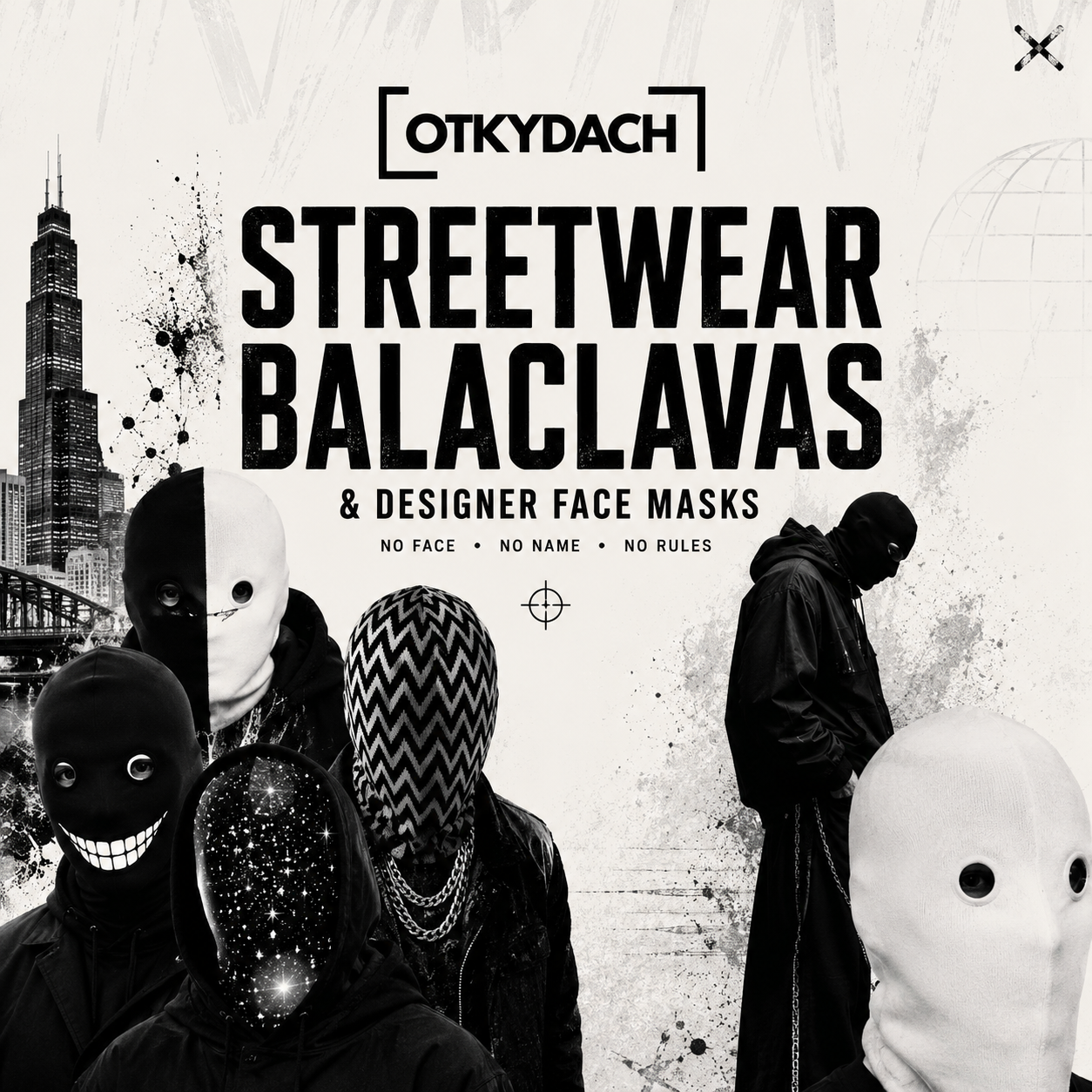 Streetwear Balaclavas & Designer Face Masks