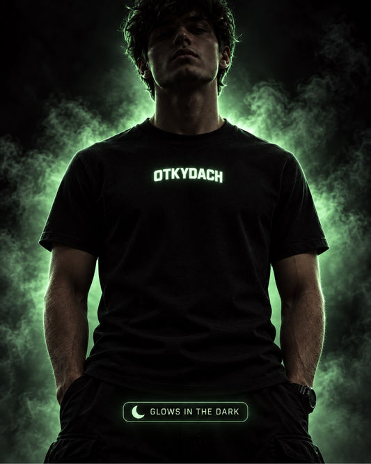 Custom Glow-in-the-Dark T-Shirt – Personalized Text, Light-Up Tee | OTKYDACH
