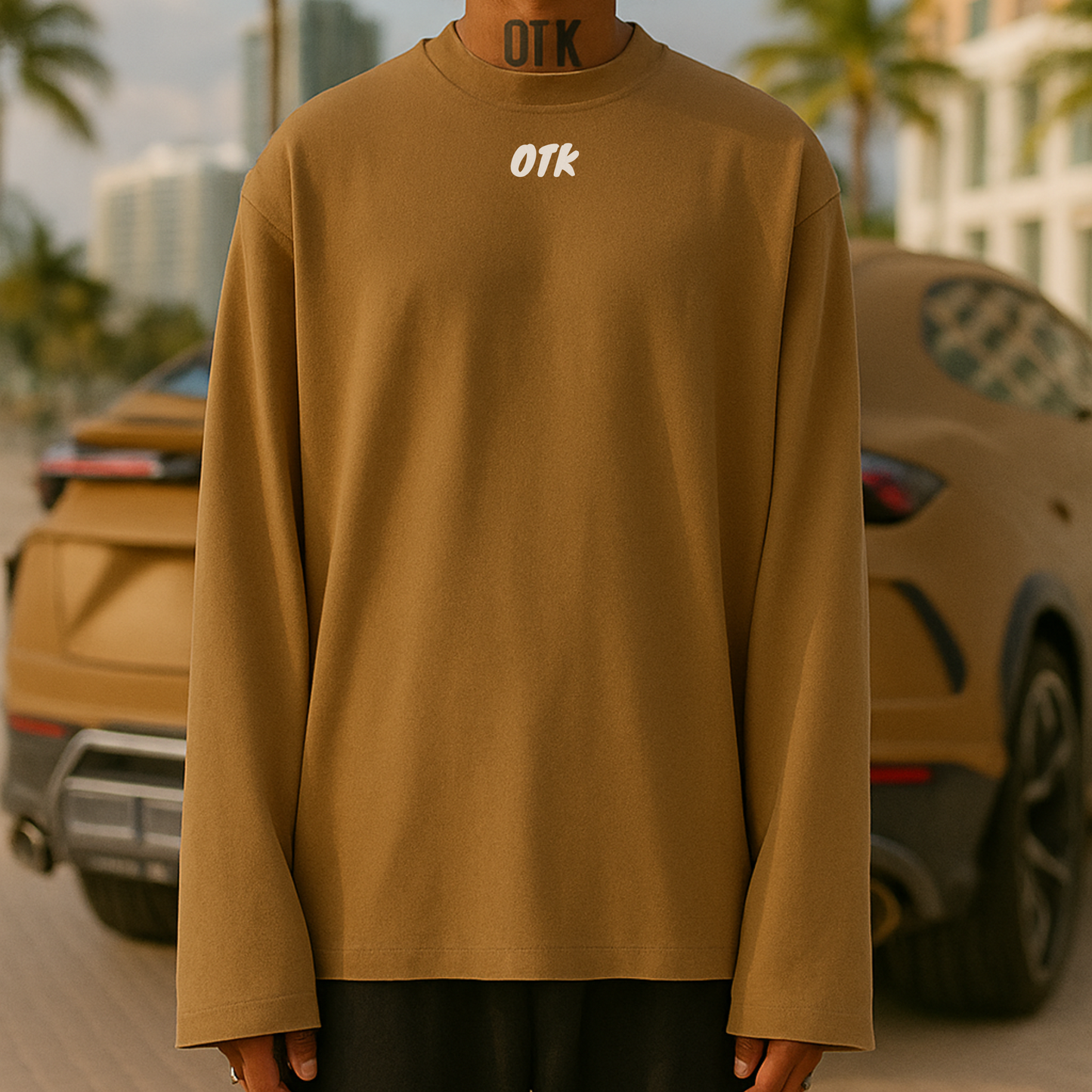 Oversized Long Sleeve Shirt – Hard Path to Millions Streetwear Tee