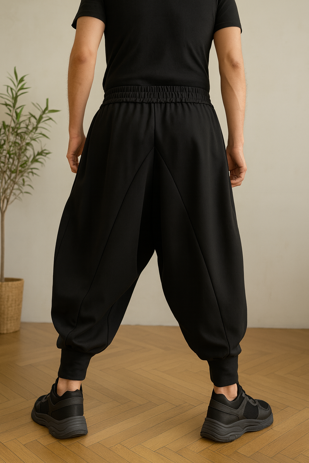 Hakama Pants Men • Japanese Pants • Samurai Hakama Style Pants • Balloon Pants • Wide Leg Techwear Trousers • Japanese Clothing