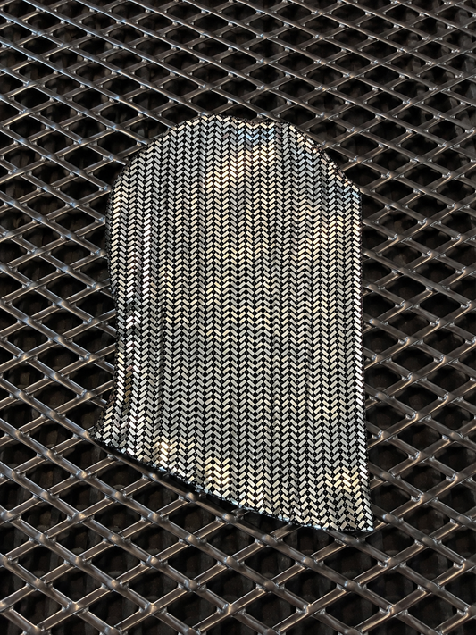 Chrome Chainmail Full Face Mask